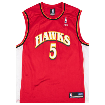 2004-06 Atlanta Hawks Smith #5 Reebok Maillot (Extérieur) L