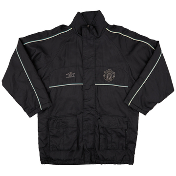 2000-01 Manchester United Umbro Manteau de banc rembourré - 9/10 - (L)