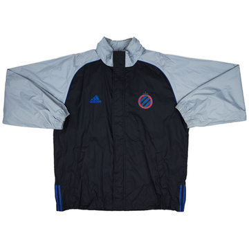 2002-03 Club Brugge adidas Veste de pluie à capuche - 8/10 - (XL)