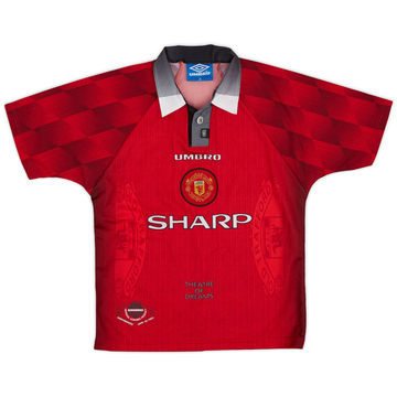 1996-98 Manchester United Maillot domicile - 8/10 - (Garçons L)