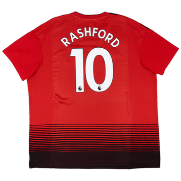 2018-19 Manchester United Maillot domicile Rashford #10 - 7/10 - (XXL)