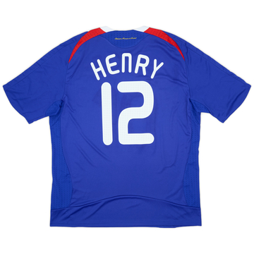 2007-08 France Maillot Domicile Henry #12 (XL)