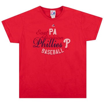 2000s Philadelphia Phillies Majestic T-shirt graphique Femme (L)