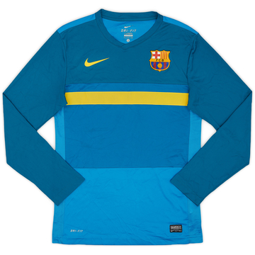 2011-12 Barcelona Nike Maillot d'entraînement L/S - 8/10 - (S)