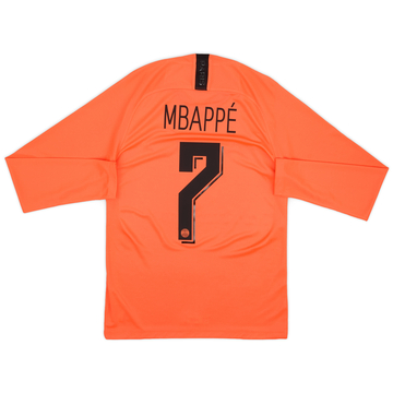 2019-20 Paris Saint-Germain Maillot Extérieur ML Mbappe #7 (S)