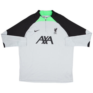 2023-24 Liverpool Nike Haut d'entraînement 1/4 zip - 10/10 - (XXL)
