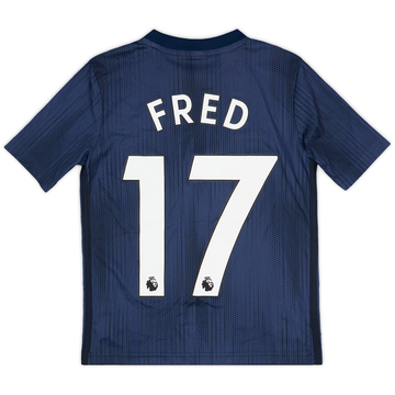 2018-19 Manchester United Maillot Third Fred #17 - 8/10 - (S.Boys)