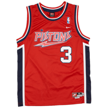 1980-81 Detroit Pistons Wallace #3 Nike Maillot Swingman Rewind - 7/10 - (XL.Boys)