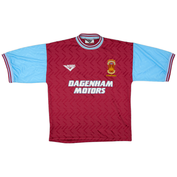 1993-95 West Ham 'Bobby Moore Memorial Match' Maillot Domicile - 8/10 - (L)