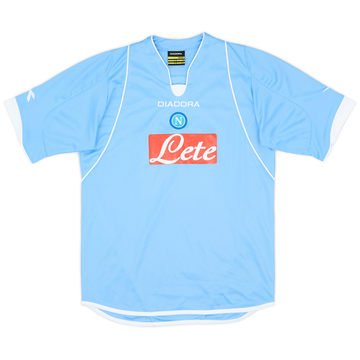 2007-08 Napoli Maillot domicile - 8/10 - (XL.Garçon)