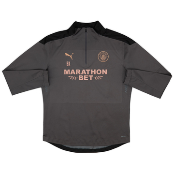 2019-20 Manchester City Version Staff Puma 1/4 Zip Veste de Pluie BK - 10/10 - (XL)