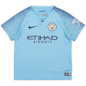2018-19 Manchester City Maillot domicile - 8/10 - (4-5 ans)