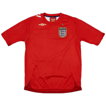 Maillot extérieur Angleterre 2006-08 - 8/10 - (Garçons L)