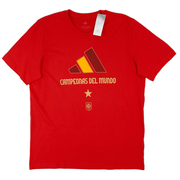 2022-23 Spain adidas T-shirt des vainqueurs