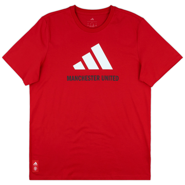2024-25 Manchester United adidas T-shirt graphique de saison