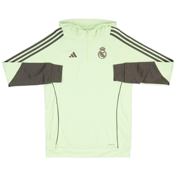 2025-26 Real Madrid adidas Haut 1/4 Zip à capuche Enfant