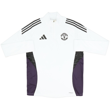 2025-26 Manchester United adidas 1/4 Zip Haut d'entraînement
