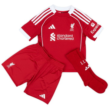 2025-26 Liverpool Domicile Tenue complète (Petits enfants)