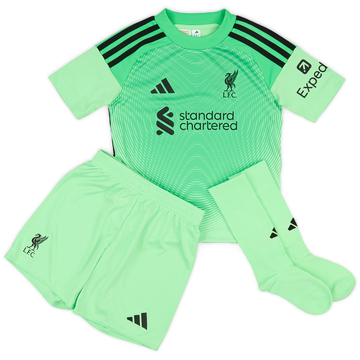 2025-26 Liverpool GK Domicile Tenue complète (Tout-petits)