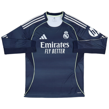 2025-26 Real Madrid Maillot Extérieur ML