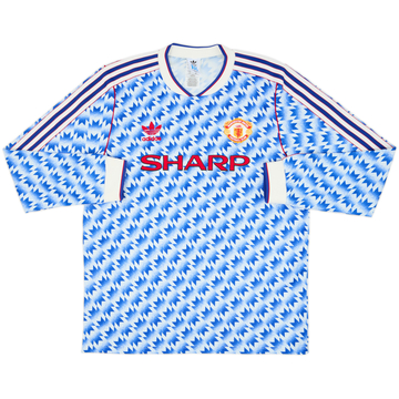 1990-92 Manchester United adidas Originals Maillot Extérieur Réédition L/S