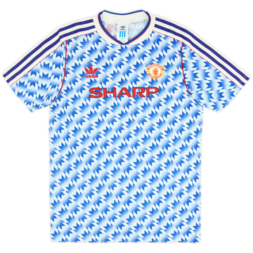 1990-92 Manchester United adidas Originals Réédition Maillot extérieur Enfant