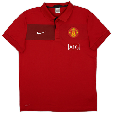 2009-10 Manchester United Nike Polo - 9/10 - (L)