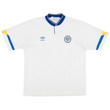 1990-91 Maillot Domicile Leeds United - 7/10 - (XL)