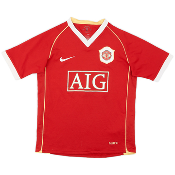 2006-07 Manchester United Maillot Domicile - 6/10 - (M.Boys)