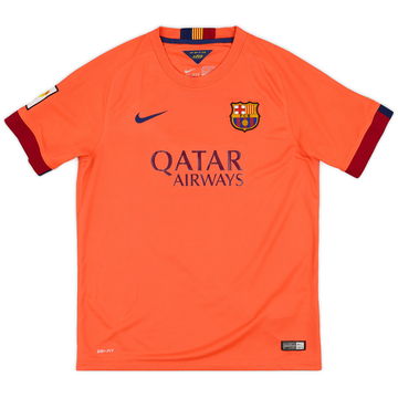 2014-15 Barcelona Maillot extérieur - 7/10 - (XL.Boys)