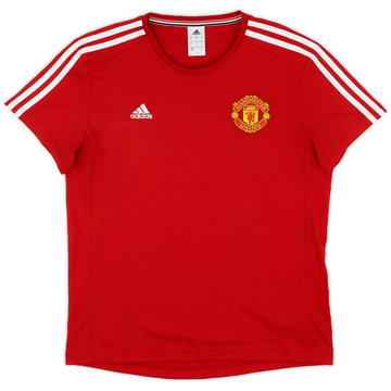 2015-16 Manchester United adidas T-shirt en coton - 9/10 - (M)
