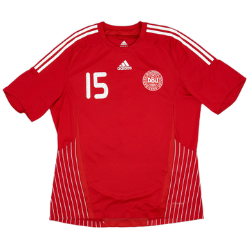 2007-10 Denmark Maillot domicile version joueur #15 - 8/10 - (L)