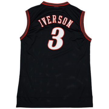 2000-06 Philadelphia 76ers Iverson #3 Champion Maillot extérieur authentique - 6/10 - (XL)