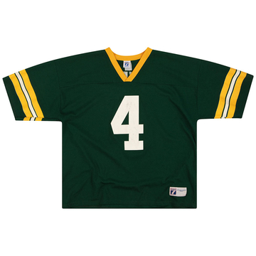 1997-00 Green Bay Packers Favre #4 Logo 7 Maillot (Domicile) XL