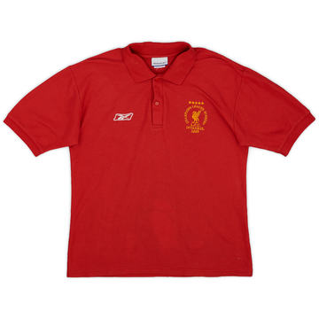 2005-06 Liverpool Reebok 'CL Winners' Polo - 8/10 - (S)