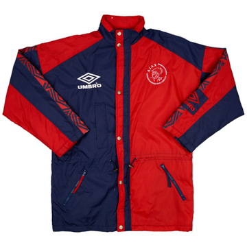 1996-97 Ajax Umbro Manteau de banc rembourré - 7/10 - (L)