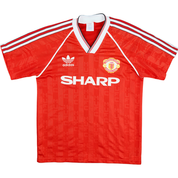 1988-90 Manchester United Maillot Domicile - 9/10 - (S)