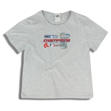 2004 Boston Red Sox Champions des Séries Mondiales Lee Sport T-shirt Y
