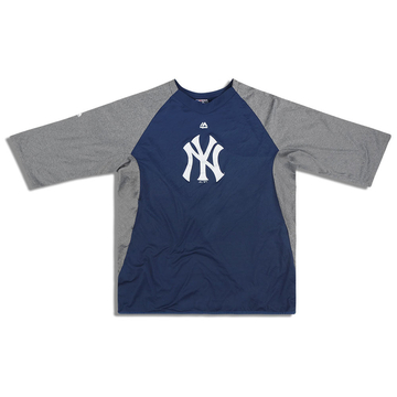 2012 New York Yankees Majestic Therma Base T-shirt de training XXL