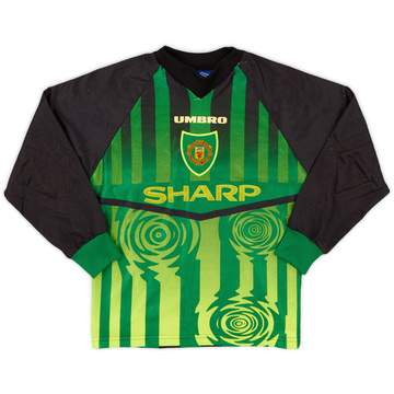 1997-98 Manchester United Maillot GK - 6/10 - (S.Boys)