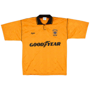 1990-92 Maillot Domicile Wolves - 8/10 - (M)