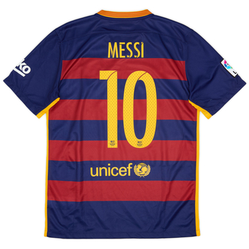 2015-16 Barcelona Maillot domicile Messi #10 - 6/10 - (S)