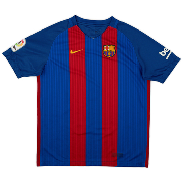 2016-17 Barcelona Maillot domicile - 7/10 - (XL Garçon)