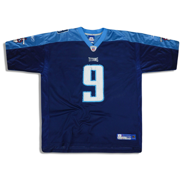 2005 Tennessee Titans McNair #9 Reebok Maillot On Field (Domicile) XXL