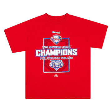 2009 Philadelphia Phillies NL Champions Majestic T-shirt Y