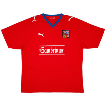 2008-09 Czech Republic Maillot Domicile Basique - 8/10 - (XL)