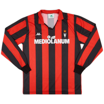 1988-89 AC Milan Maillot Domicile ML - 8/10 - (L)