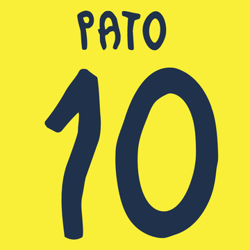 Set de flocage 2016-17 Villarreal Domicile Pato #10