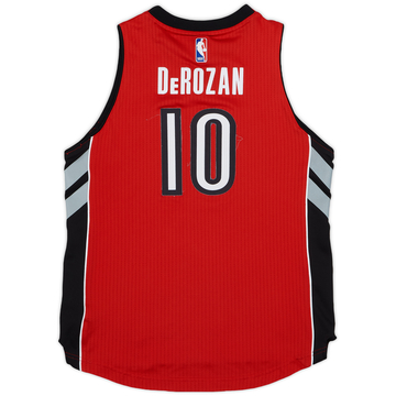 2014-15 Toronto Raptors DeRozan #10 adidas Swingman Maillot extérieur - 6/10 - (L.Boys)