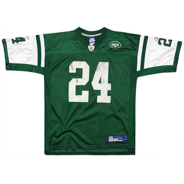 2005 New York Jets Law #24 Reebok On Field Maillot (Domicile) XL